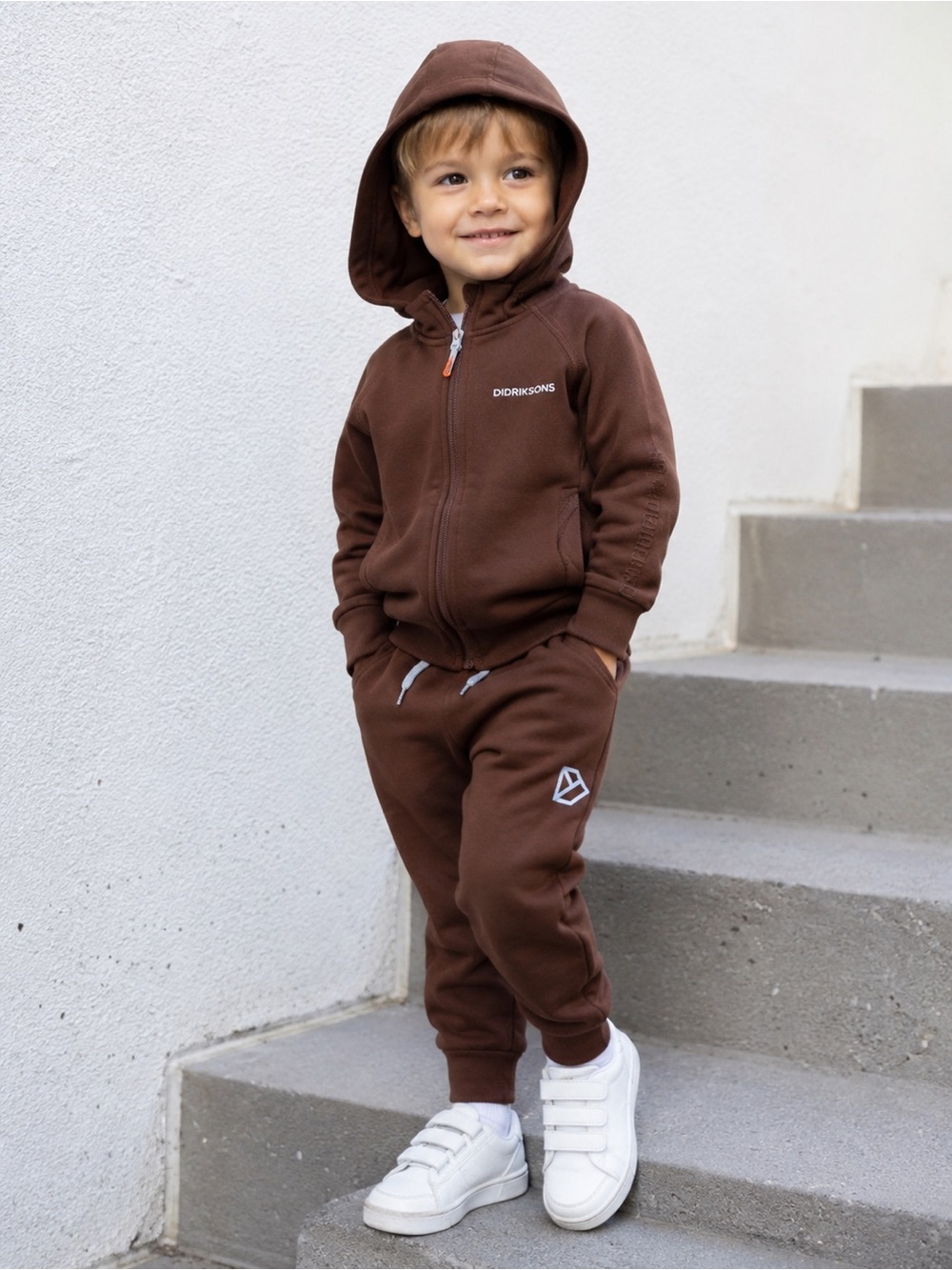 ✏️DIDRIKSON Theramal/Fleece lined -Boys Mocha Tracksuit Set – 2T -NWT